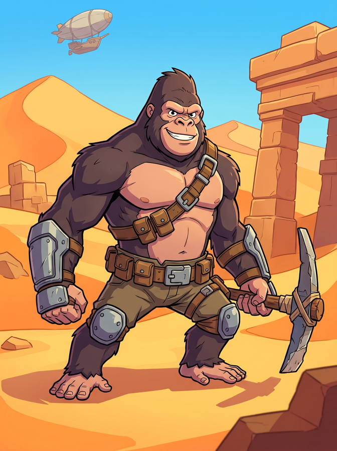 Rok, the gorilla companion