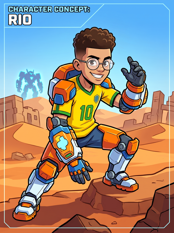 Rio, the hero of Blast Lands