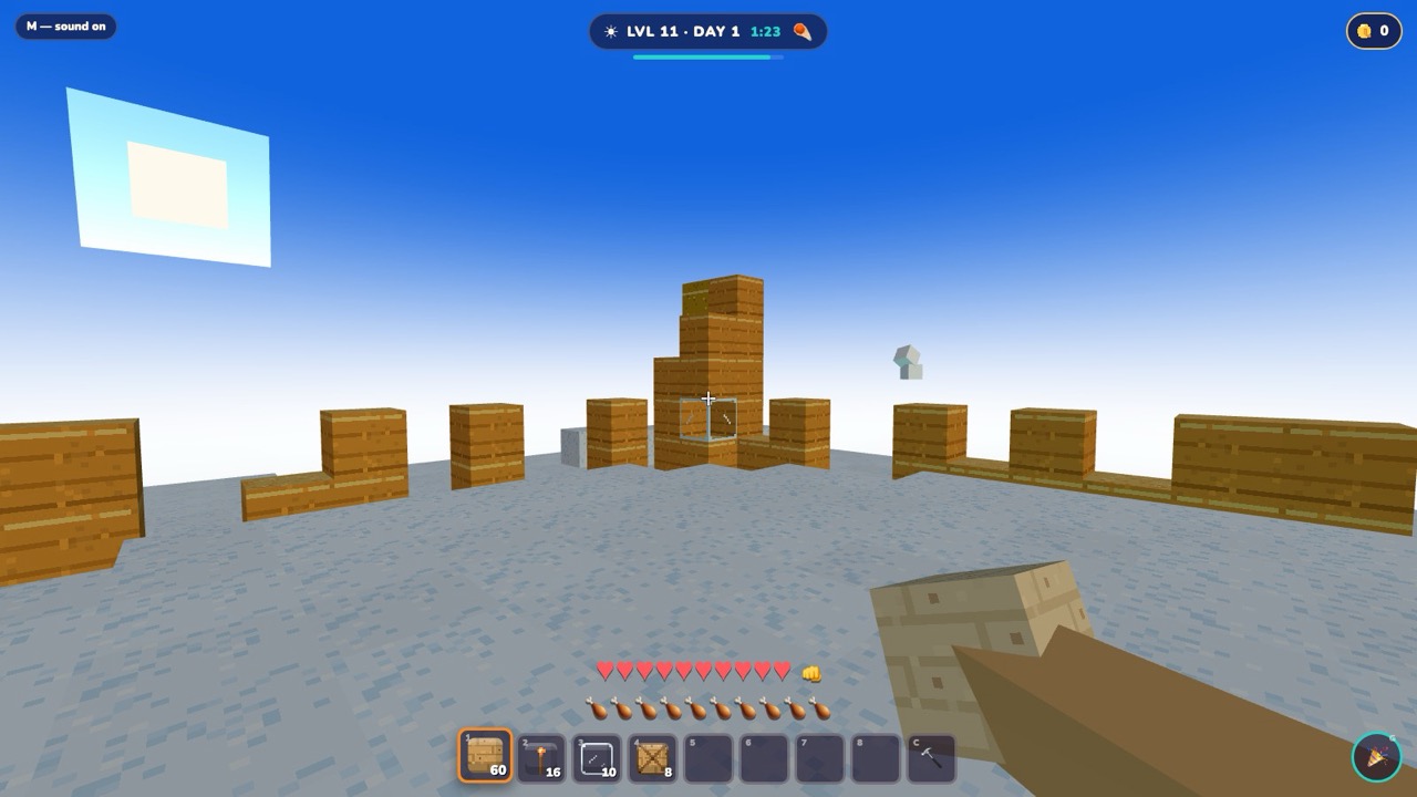 Cloud Kingdom, an in-game screenshot of a castle floating above the clouds